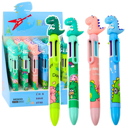 Caneta dinossauro multicolor 0,7 mm (1 unidade, sortido)