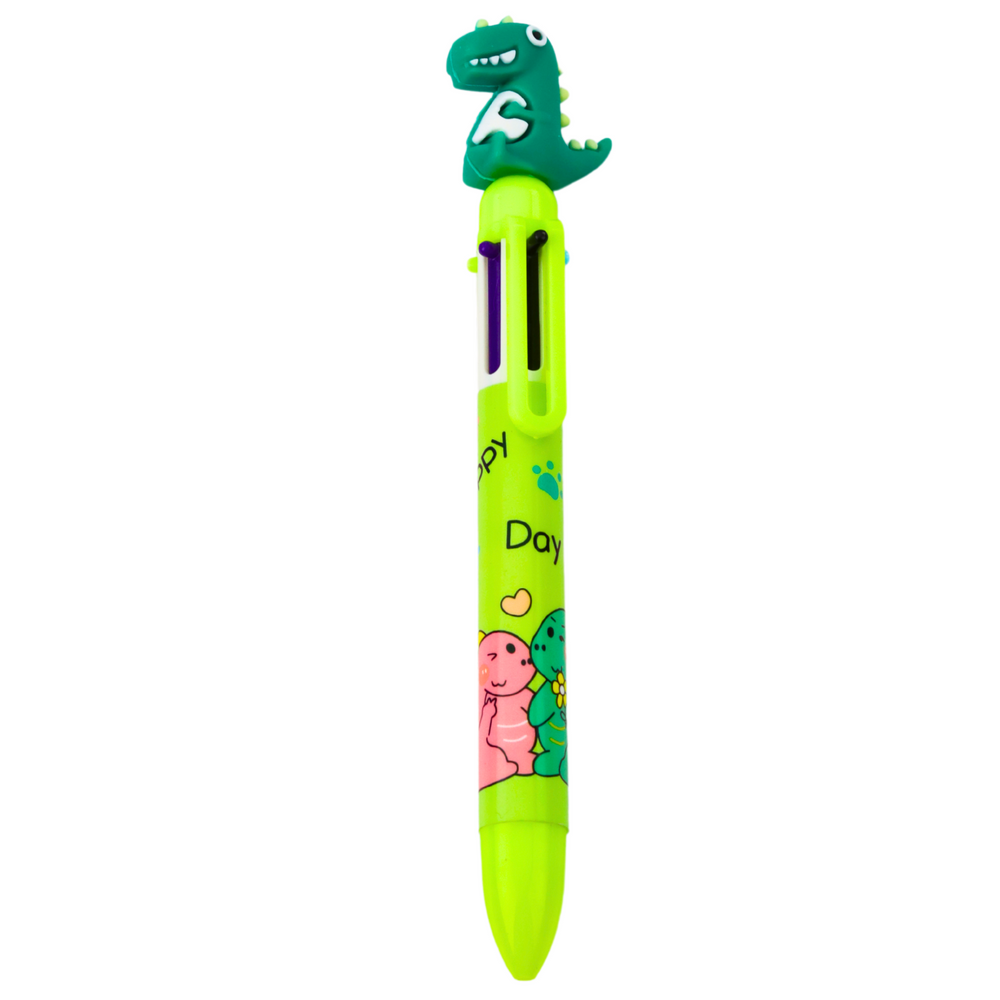 Caneta dinossauro multicolor 0,7 mm (1 unidade, sortido)