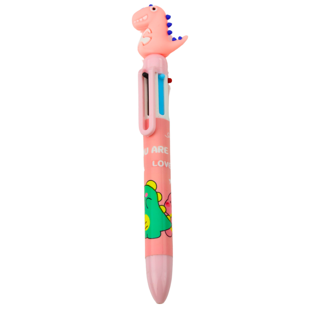 Caneta dinossauro multicolor 0,7 mm (1 unidade, sortido)