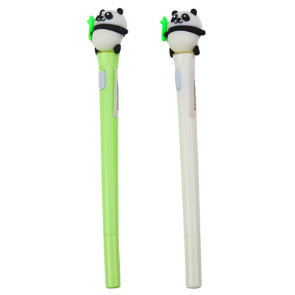 Caneta panda luminosa tinta azul verde/branco (1 unidade, sortido)