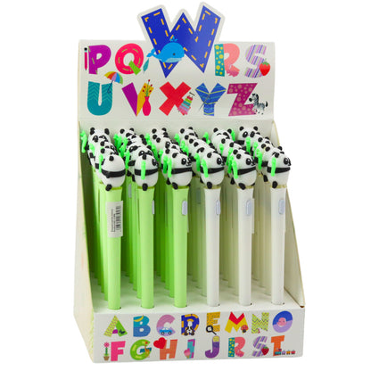 Caneta panda luminosa tinta azul verde/branco (1 unidade, sortido)