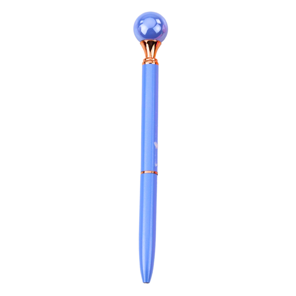 Esferográfica pérola grande com mecanismo rotativo tinta azul 1,0 mm (1 unidade, sortido)