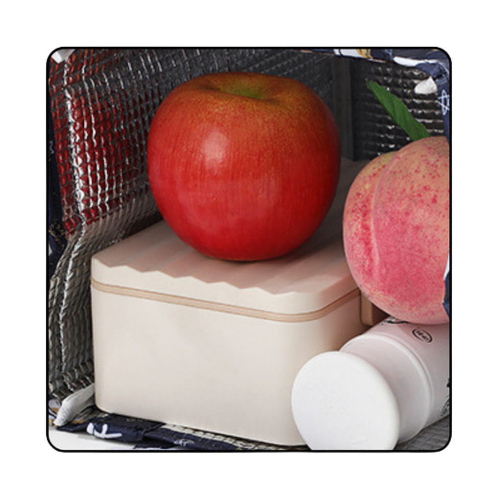 Saco térmico para pequeno-almoço unicórnio rosa 23 cm
