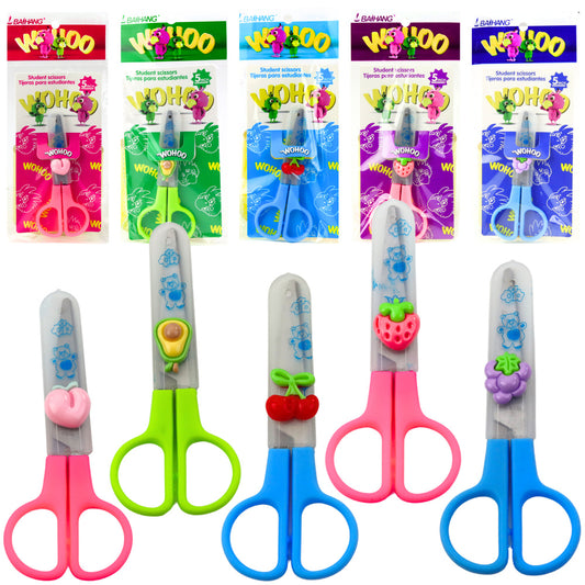 Tesoura Escolar de Segurança 12cm (1 unidade, sortido)