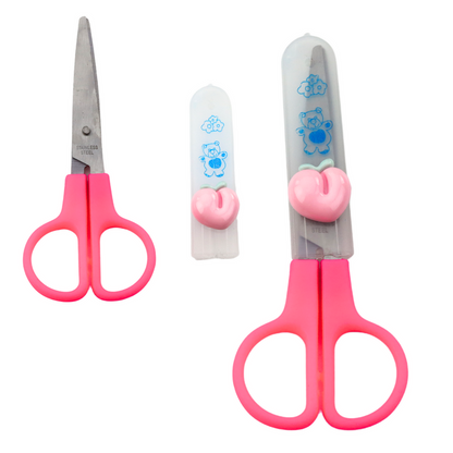 Tesoura Escolar de Segurança 12cm (1 unidade, sortido)