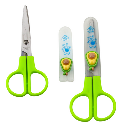 Tesoura Escolar de Segurança 12cm (1 unidade, sortido)