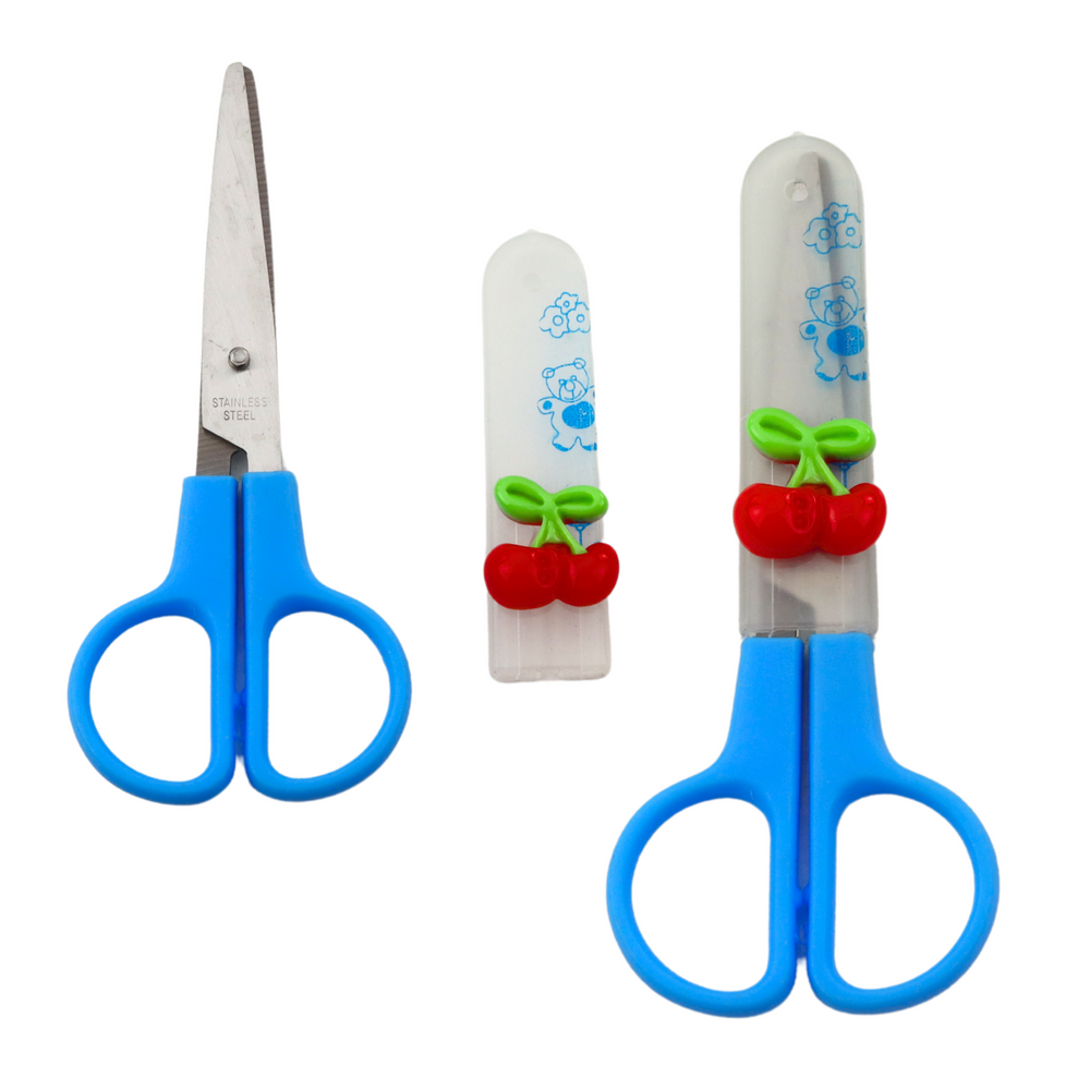 Tesoura Escolar de Segurança 12cm (1 unidade, sortido)