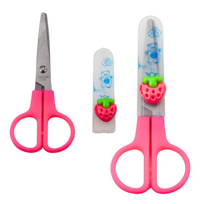 Tesoura Escolar de Segurança 12cm (1 unidade, sortido)