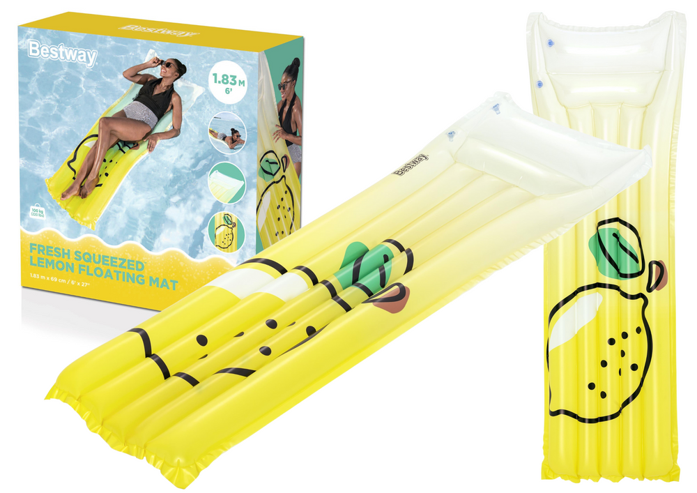 Colchão Insuflável Limão Bestway 183x69cm