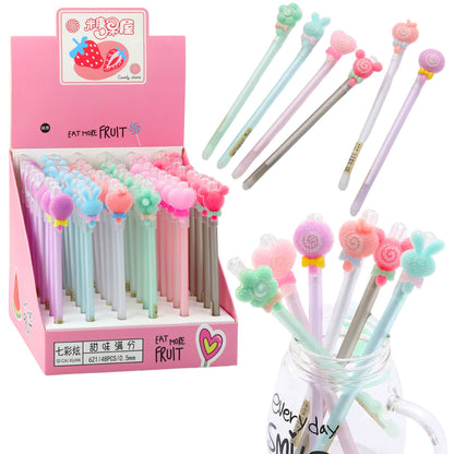 Caneta Gel com Borracha Diamante 0,5mm (1 unidade, sortido)