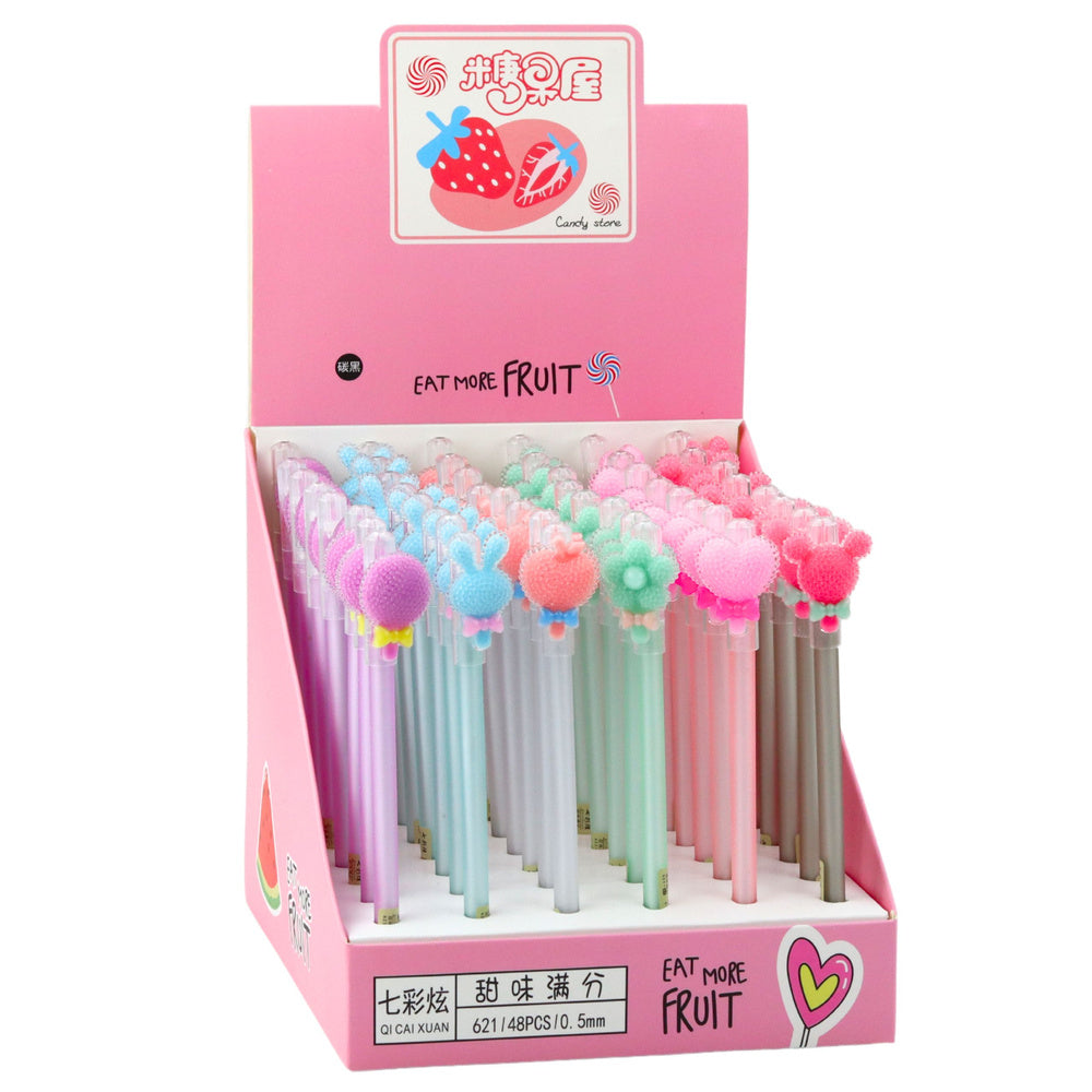 Caneta Gel com Borracha Diamante 0,5mm (1 unidade, sortido)