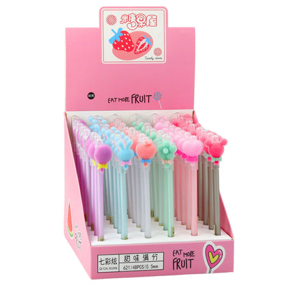 Caneta Gel com Borracha Diamante 0,5mm (1 unidade, sortido)