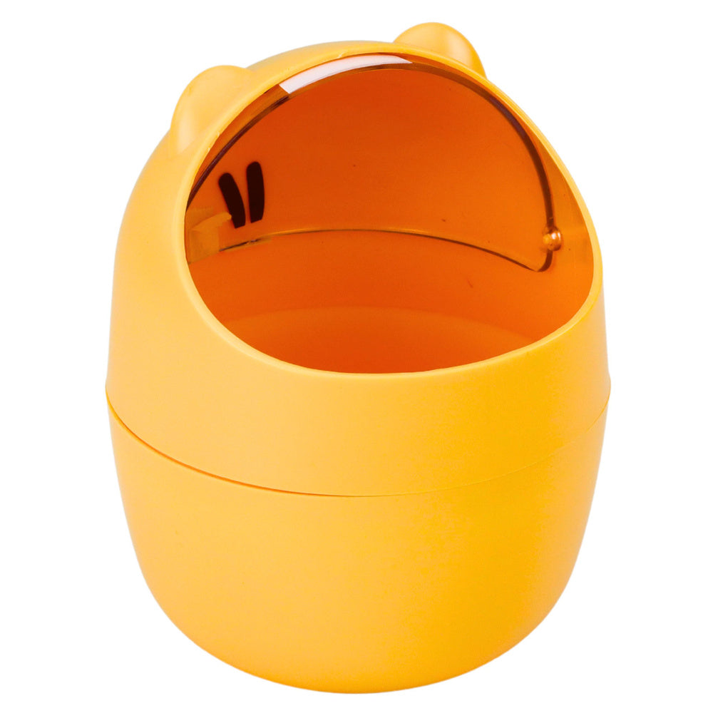 Cesto de Secretária Ursinho Laranja 1L 16cm
