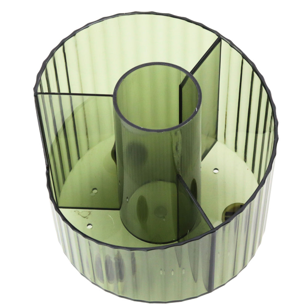 Organizador de Secretária Transparente Verde