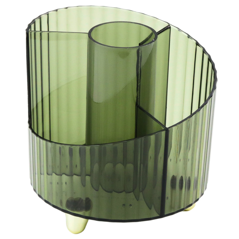 Organizador de Secretária Transparente Verde