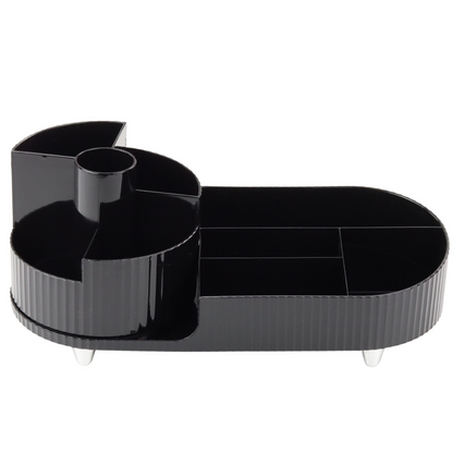 Organizador Rotativo de Cosméticos Preto
