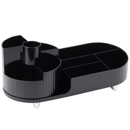 Organizador Rotativo de Cosméticos Preto