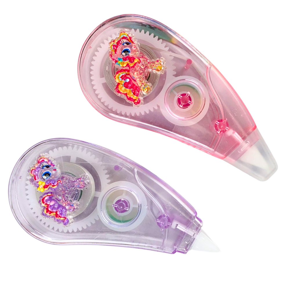 Fita Corretora Unicórnio Rosa Roxo 5mmx6m (1 unidade, sortido)