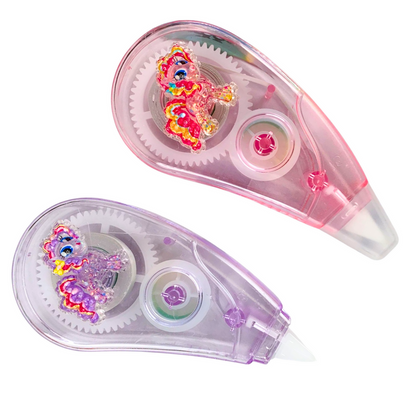Fita Corretora Unicórnio Rosa Roxo 5mmx6m (1 unidade, sortido)