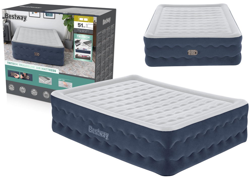 Colchão Inflável Bestway Truleisure Conforto 203 x 152 x 51 cm