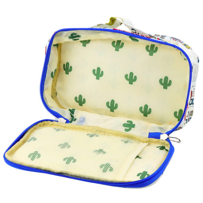 Necessaire Escolar Corujas Branco 22,5cm