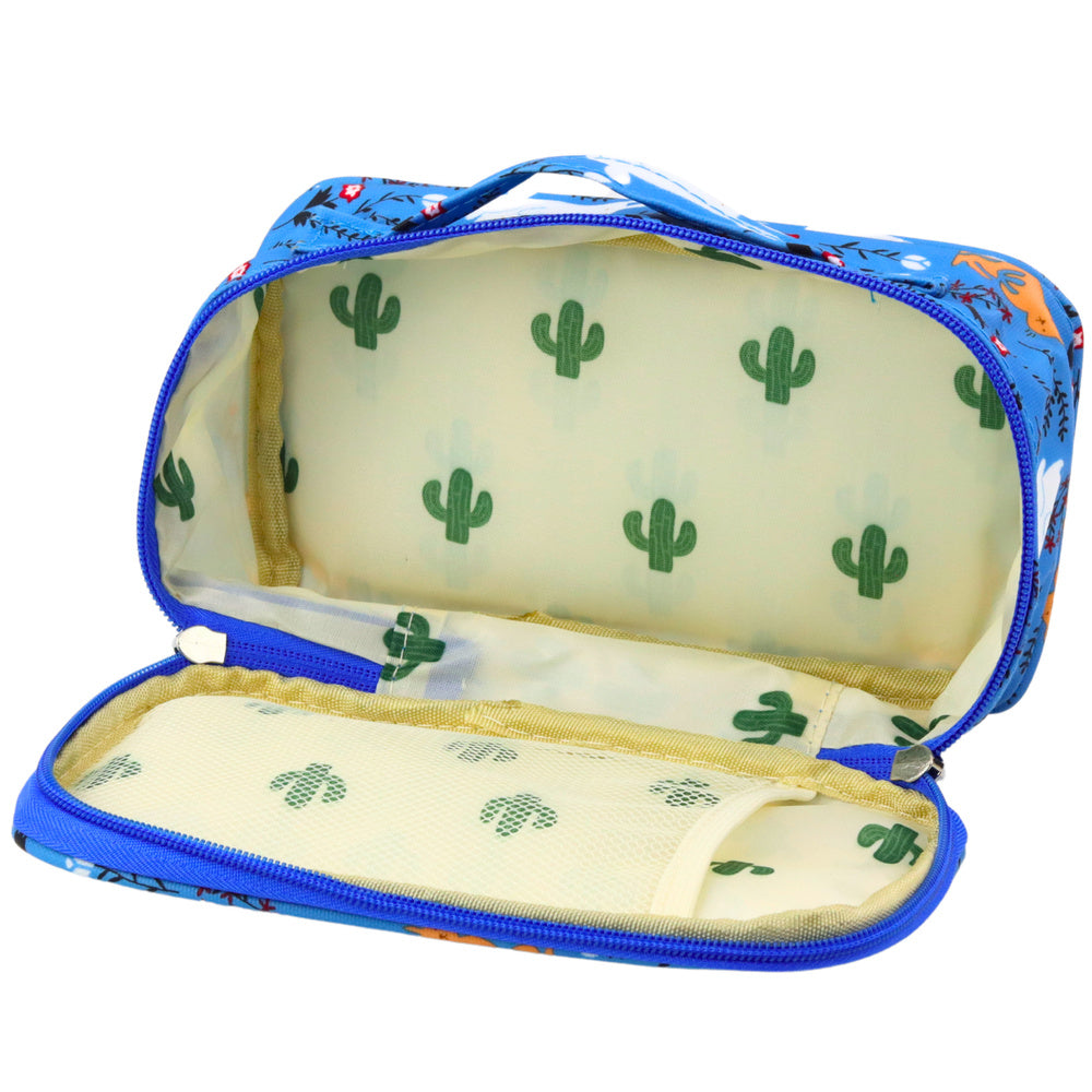 Necessaire Escolar Azul 22,5cm