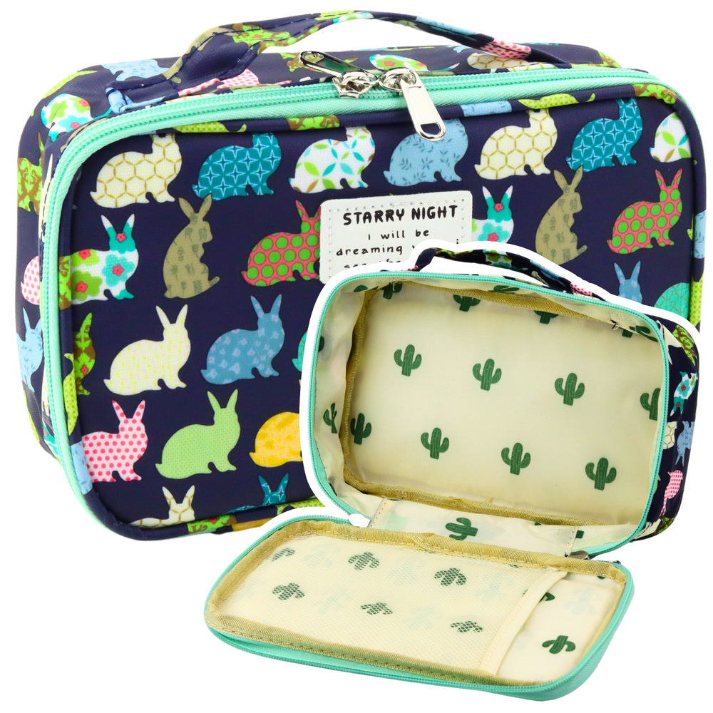 Necessaire Escolar Azul Marinho 22,5cm