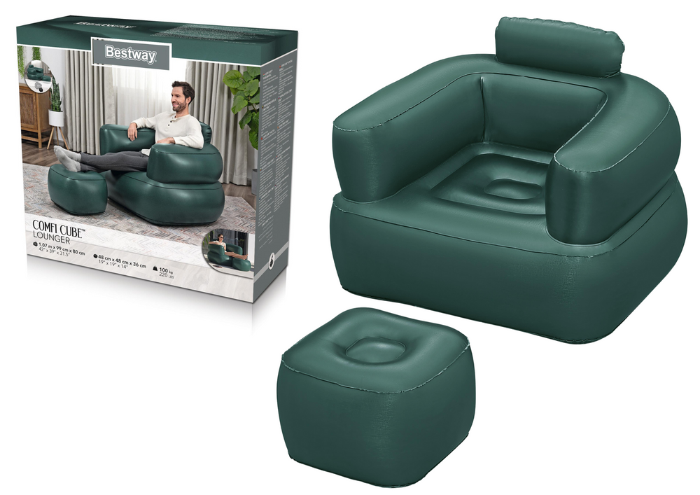 Cadeirão Insuflável Escuro Bestway