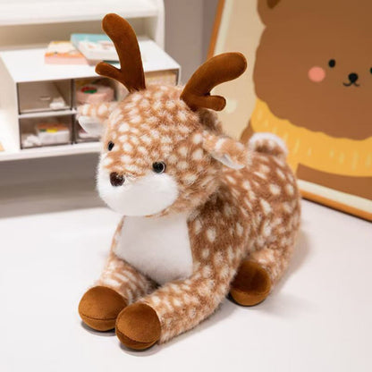 Peluche Veado Castanho Malhado 23cm
