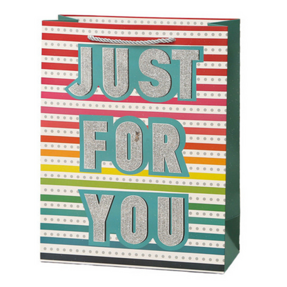 Saco de Presente Happy Birthday 23x18x10cm  (1 unidade, sortido)
