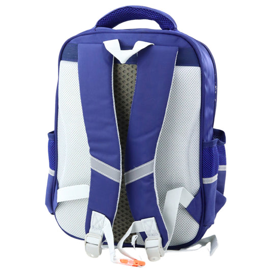 Mochila Escolar Dinossauros Azul Marinho 39x27x15cm