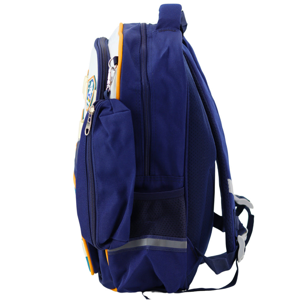 Mochila Escolar Espacial com Estojo Azul Marinho 16L