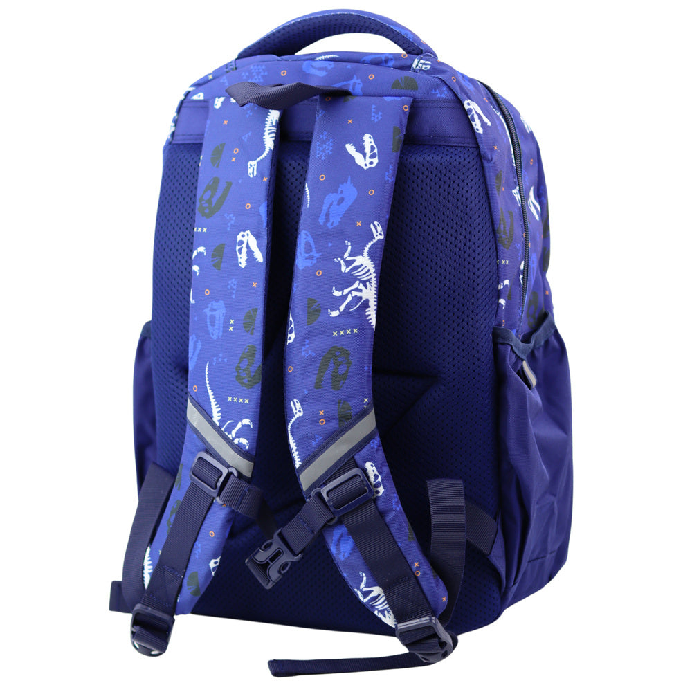 Mochila Escolar T-Rex Azul Marinho 20L