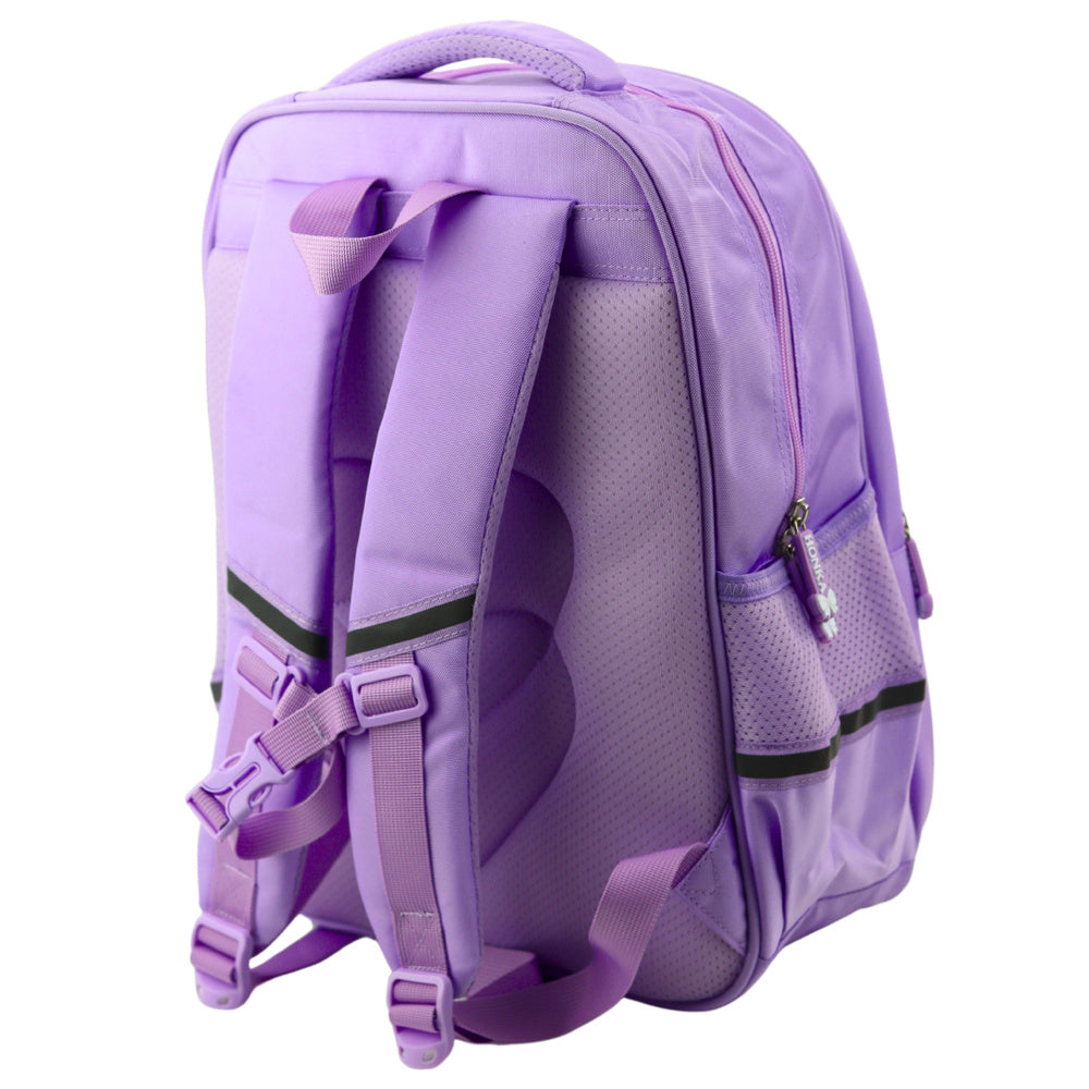 Mochila Escolar Gato Branco Roxa 20L