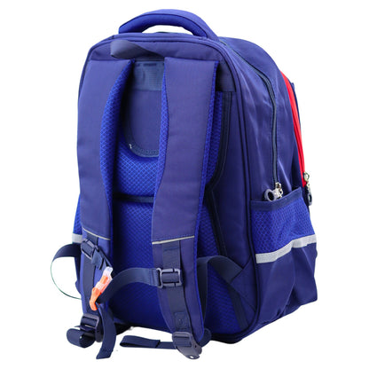 Mochila Escolar Infantil Espaço Azul Marinho Vermelho 20L 38cm