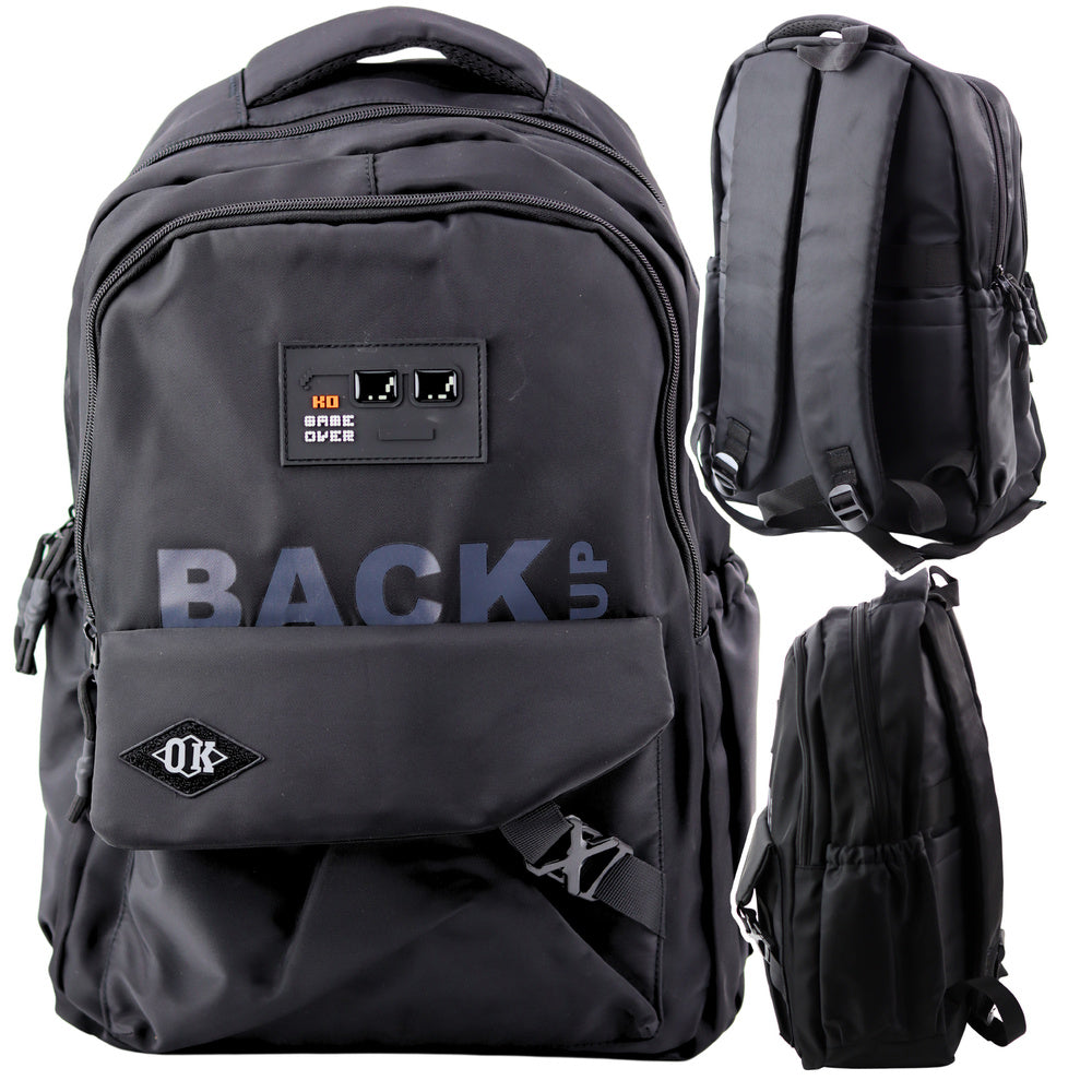 Mochila Urbana Back Up Preta 23L 46cm