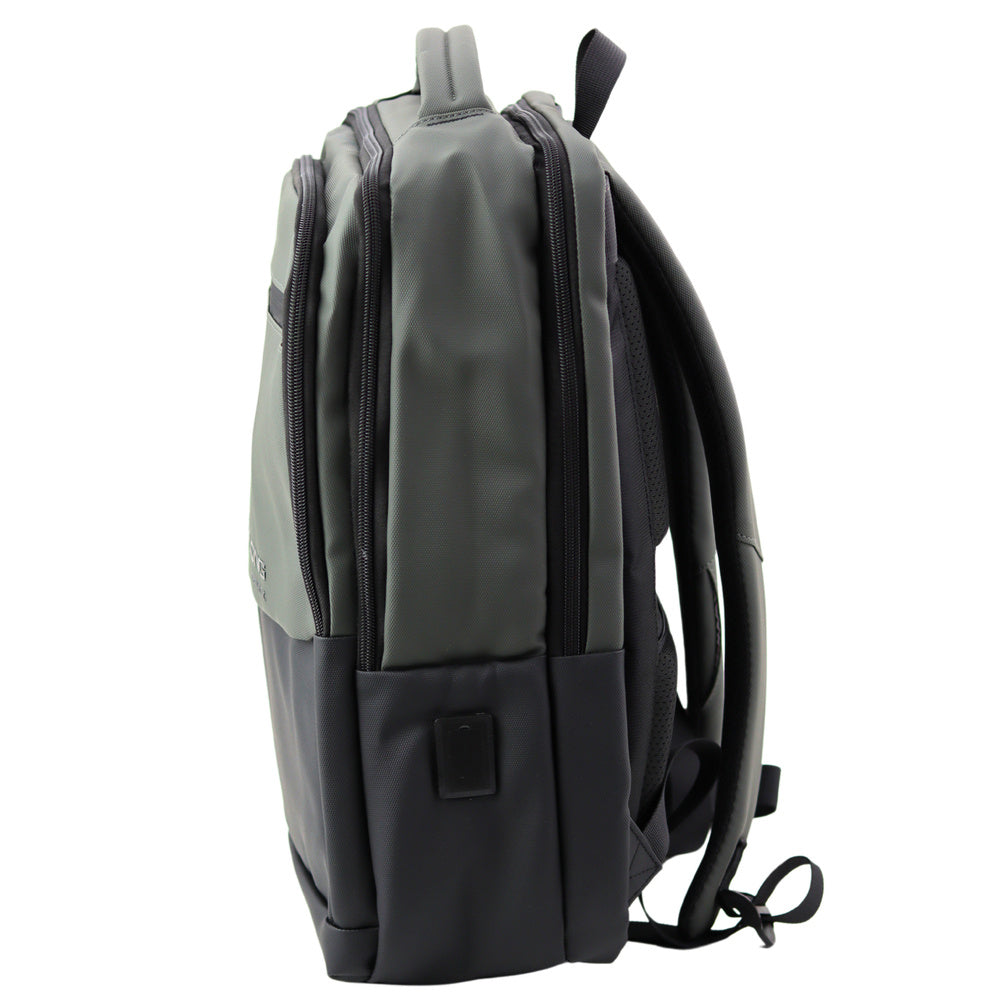 Mochila Business USB para Portátil Preta Cinzenta 16L 41cm