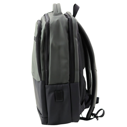 Mochila Business USB para Portátil Preta Cinzenta 16L 41cm