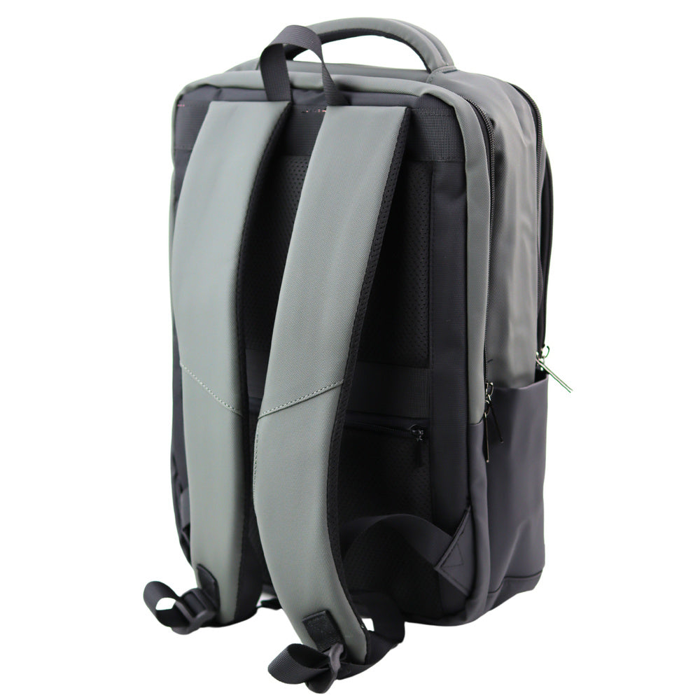 Mochila Business USB para Portátil Preta Cinzenta 16L 41cm