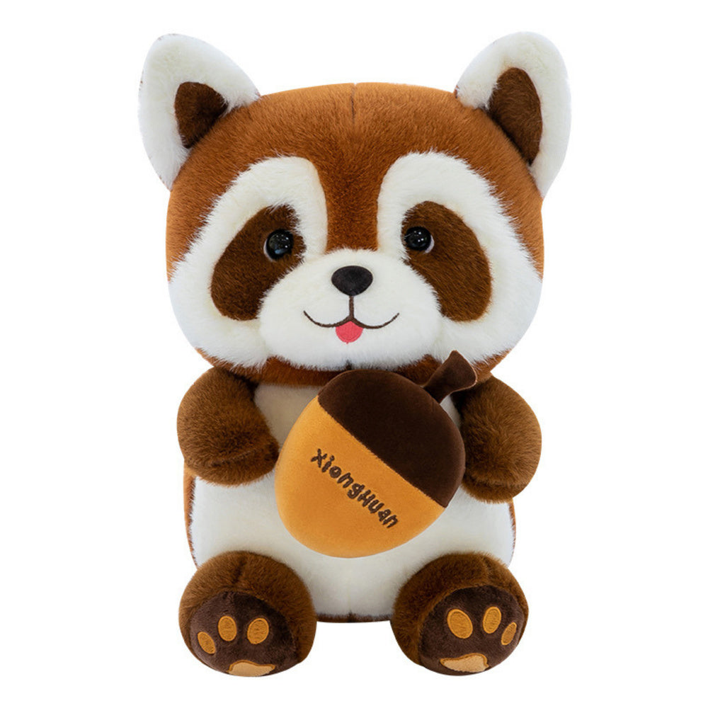 Peluche Guaxinim com Bolota 23cm