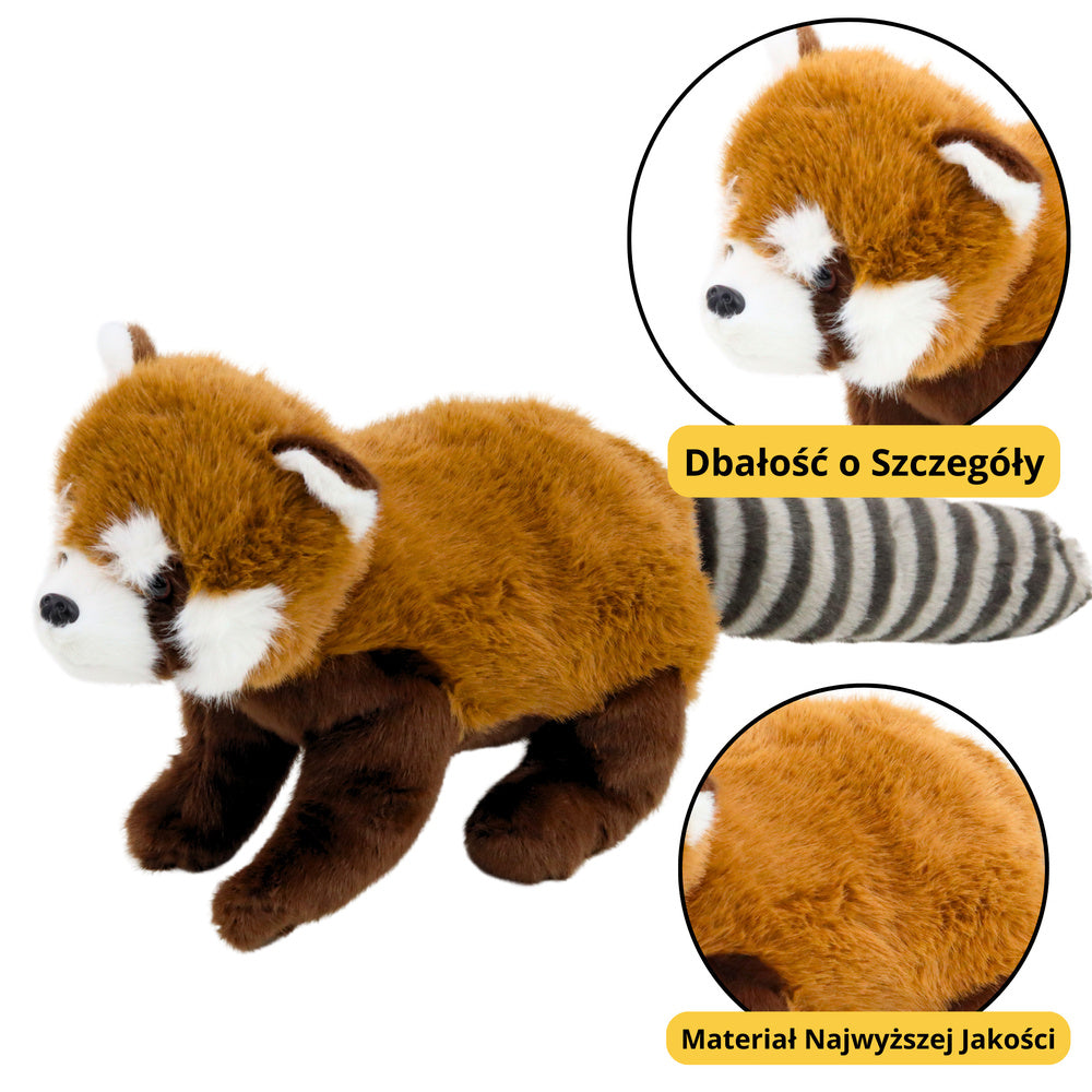 Peluche Panda Vermelho 45cm