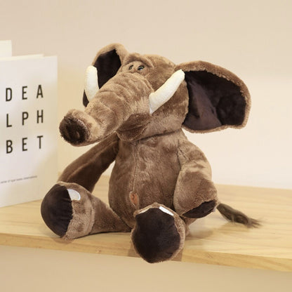Peluche Elefante Castanho Orelhas Grandes 22cm