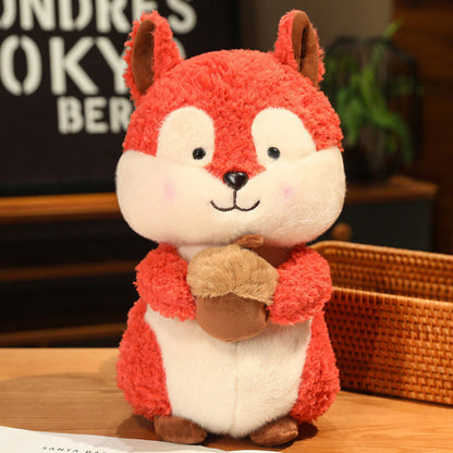 Peluche Esquilo com Noz 25cm
