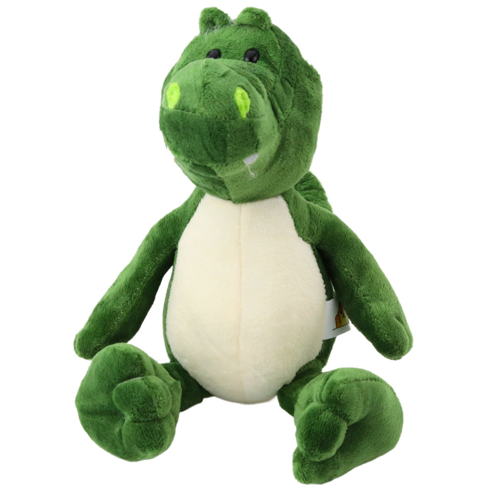 Peluche Crocodilo Verde Cabeça Grande 25cm