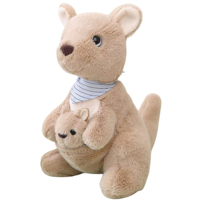 Peluche Canguru com Cria 23cm