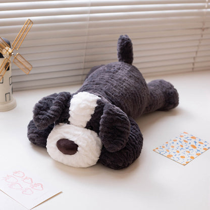 Peluche Cão Cinzento Escuro 30cm