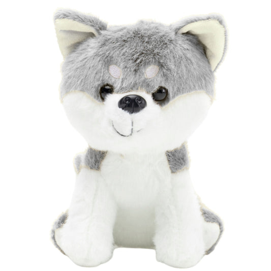 Peluche Lobo Branco Cinzento 20cm