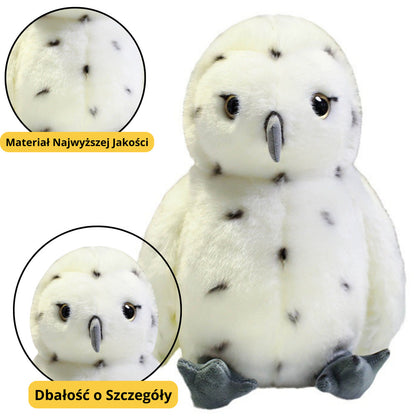 Peluche Coruja Branca 23cm