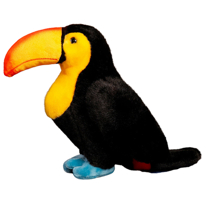 Peluche Tucano Preto 25cm