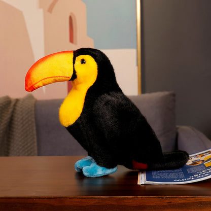 Peluche Tucano Preto 25cm
